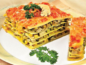 Лазанья с грибами Лазанья с грибами