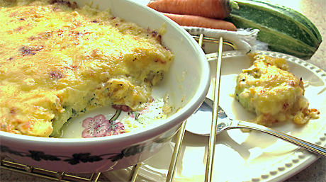 Кабачки под сырной корочкой Кабачки под сырной корочкой