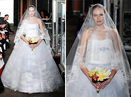 Свадебные платья от Carolina Herrera Весна-2010 Свадебные платья от Carolina Herrera Весна-2010